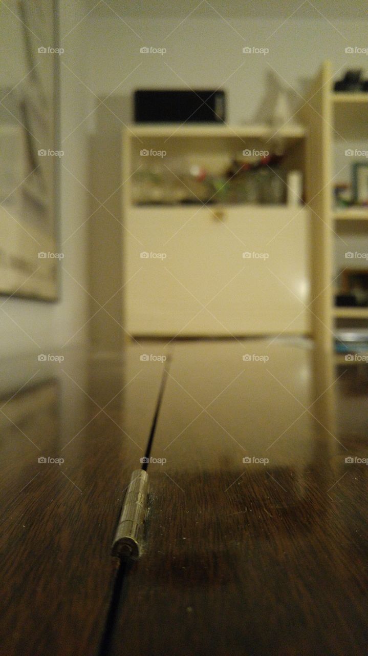 Reflection on an 80 year old wood.