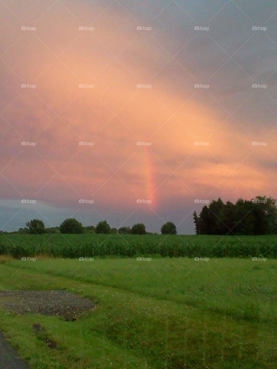 Rainbow cloud