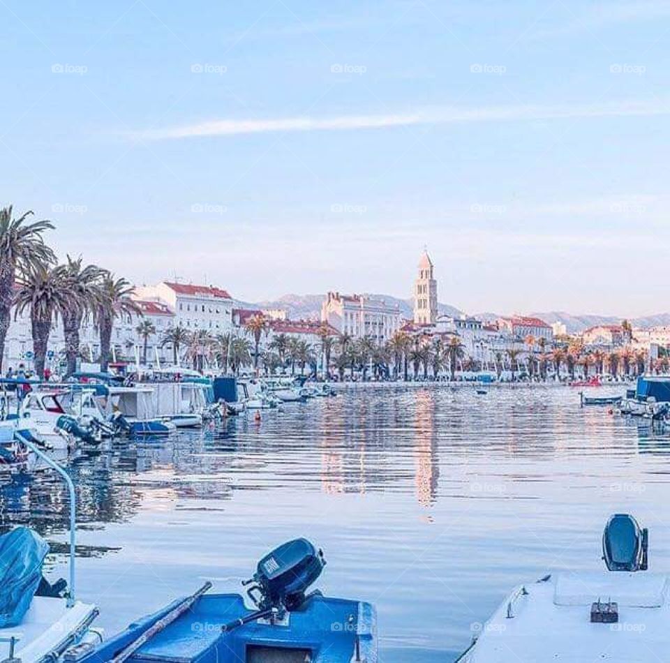Split city from croatia