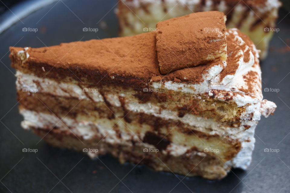 Slice of tiramisu 