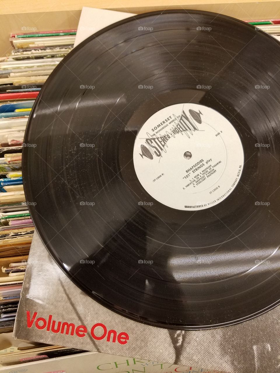retro vinyl records