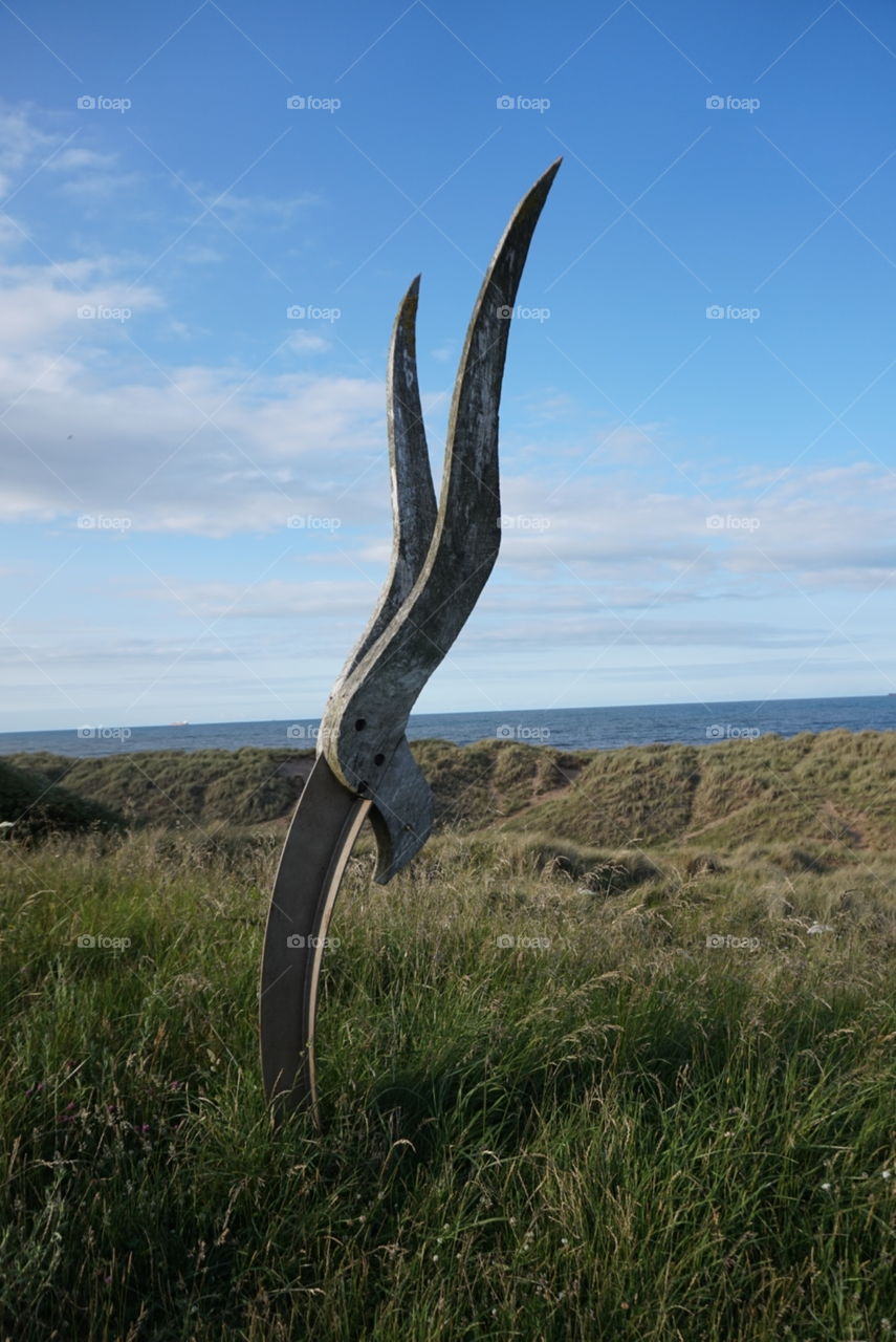 wooden sculpture. Hartlepool