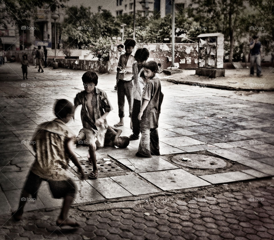 blackandwhite india hunger delhi by tjgehc