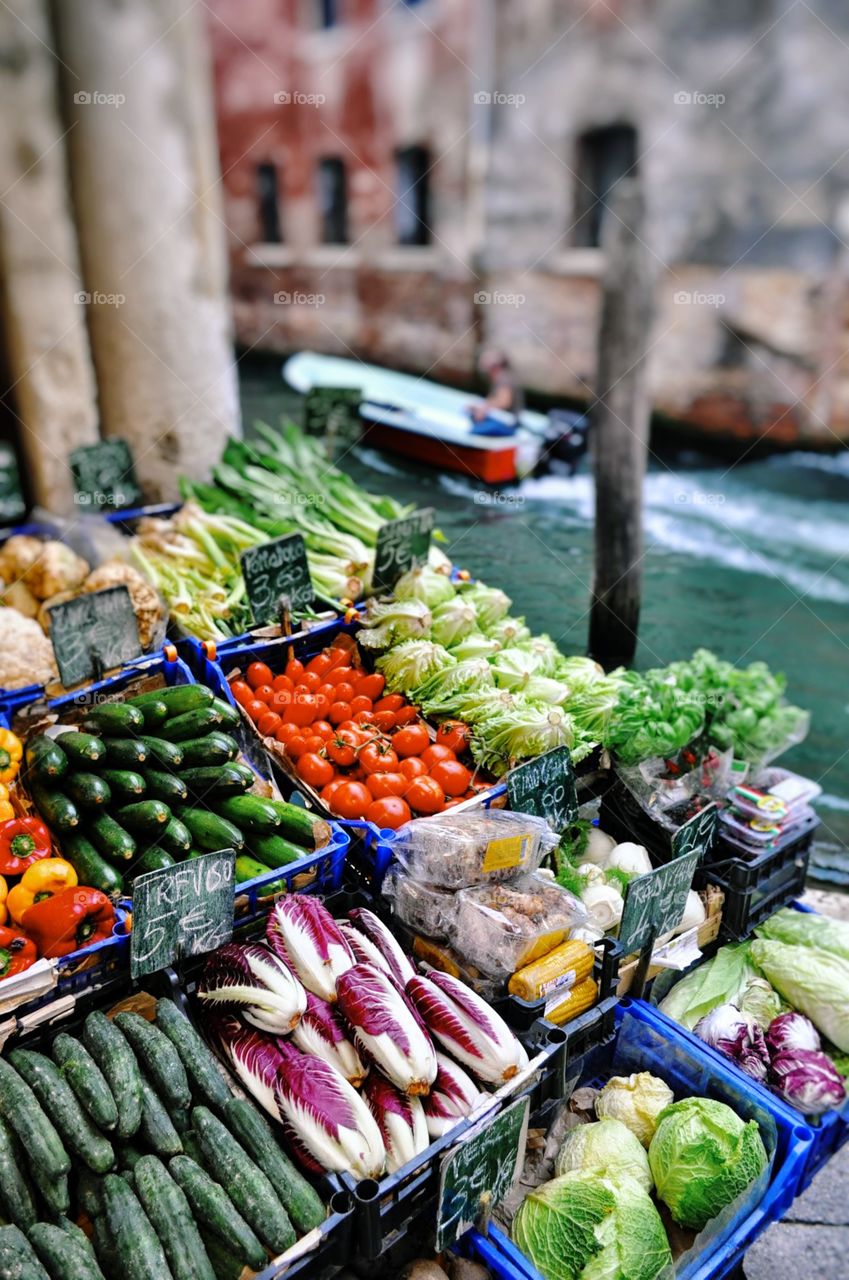 Grocery store by the sea