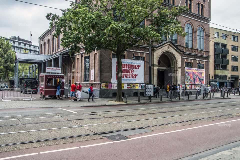 Paradiso Building At Amsterdam The Netherlands