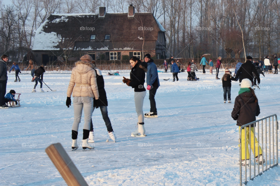 winter people ice holland by twilite