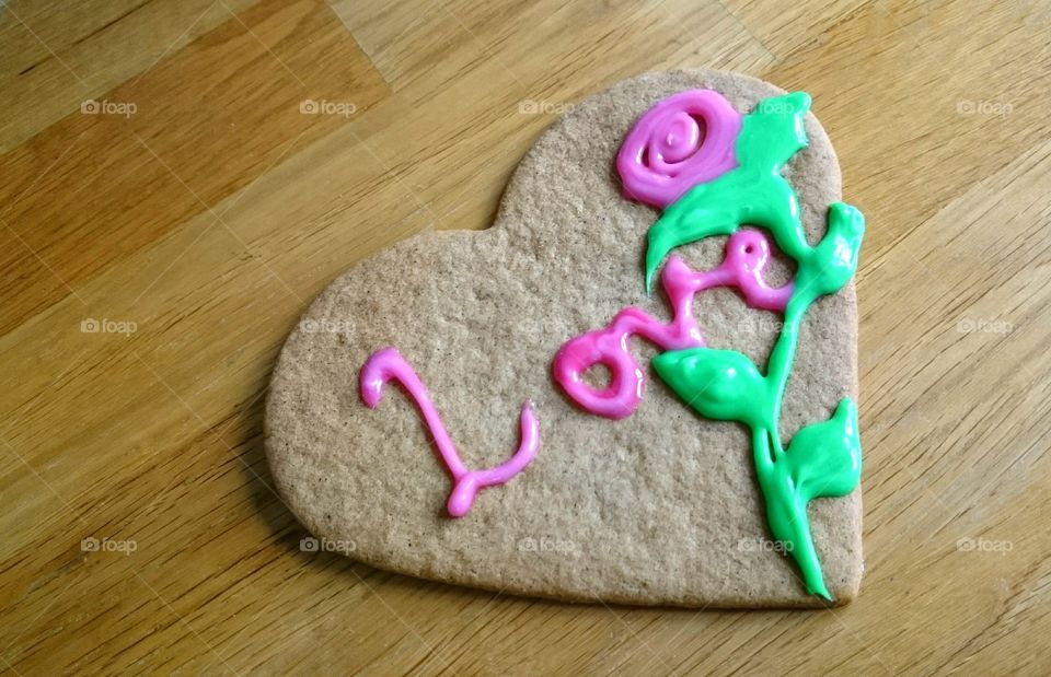 Gingerbread heart 