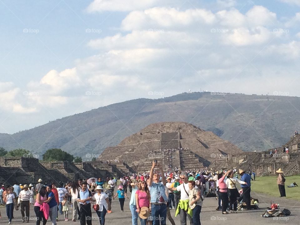 Teotihuacan Pyramids. Teitihuacan