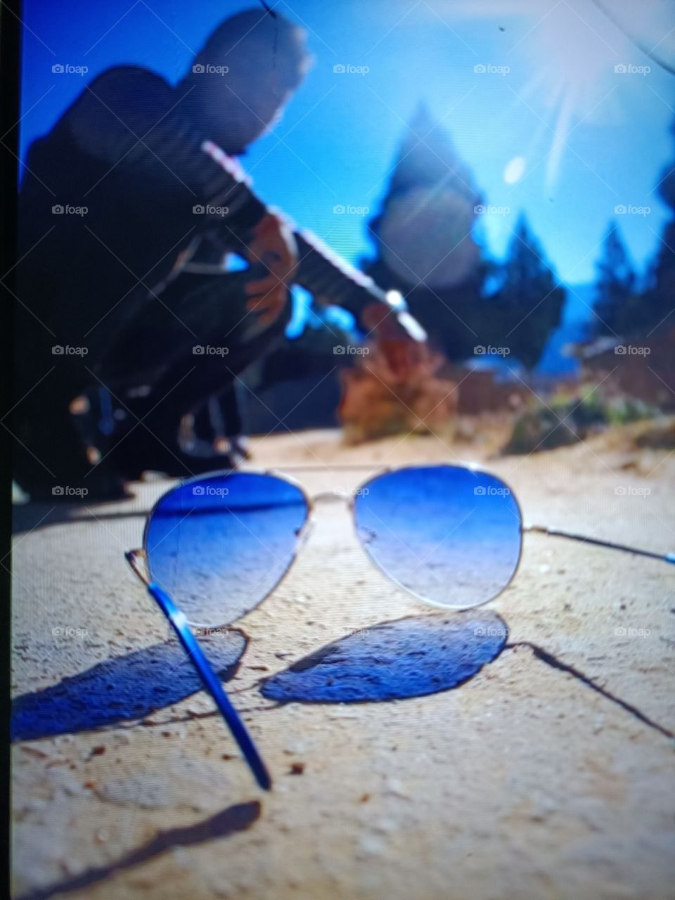 double effect of sunglasses 😎