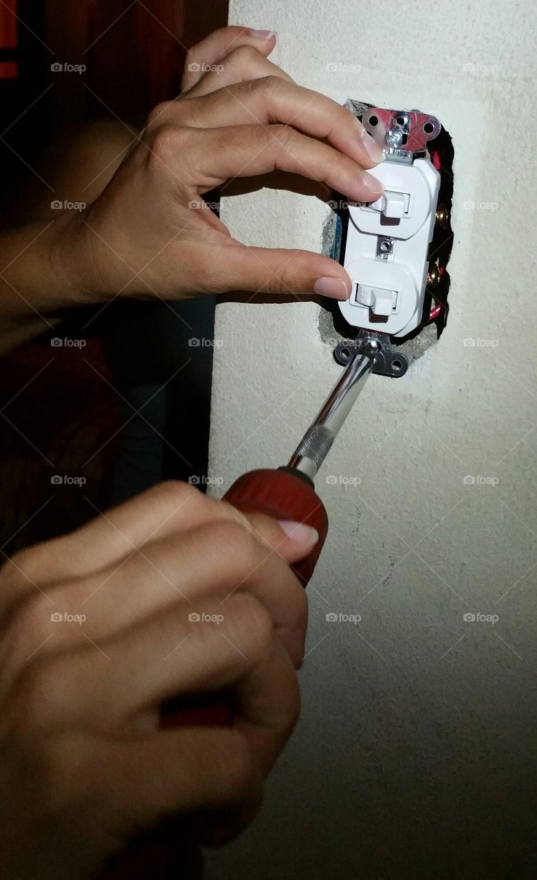 Changing light switch