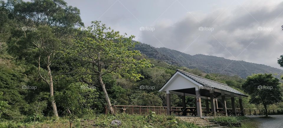 Pavilion in Shuangliu National Recreation Area