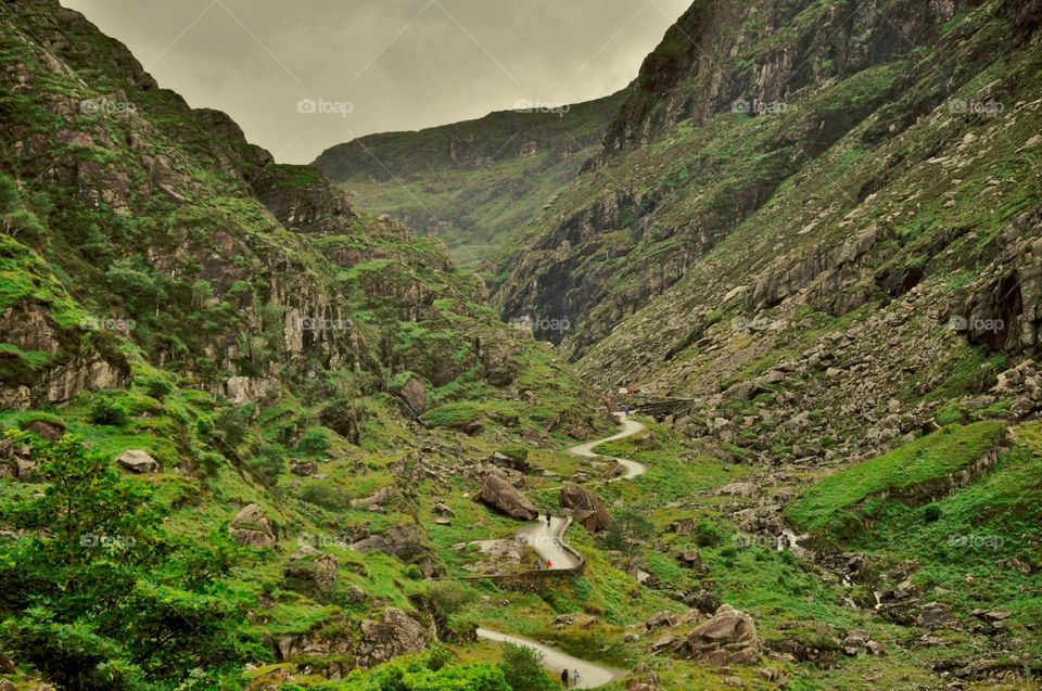 Path through the mountains 