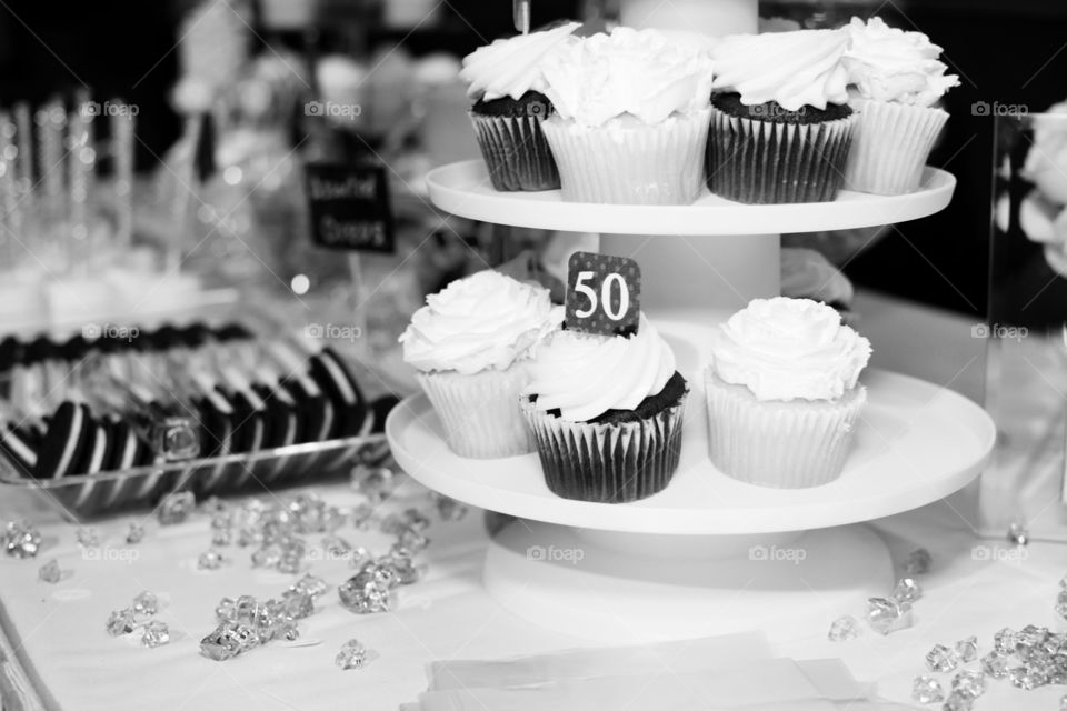 50th Celebration in Black and white