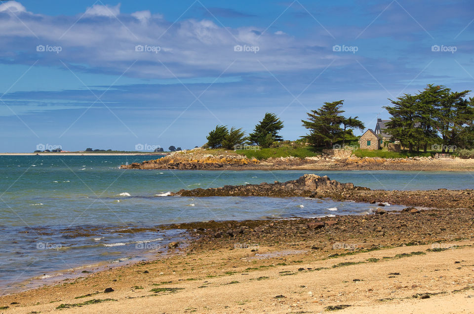 landscape with the sea