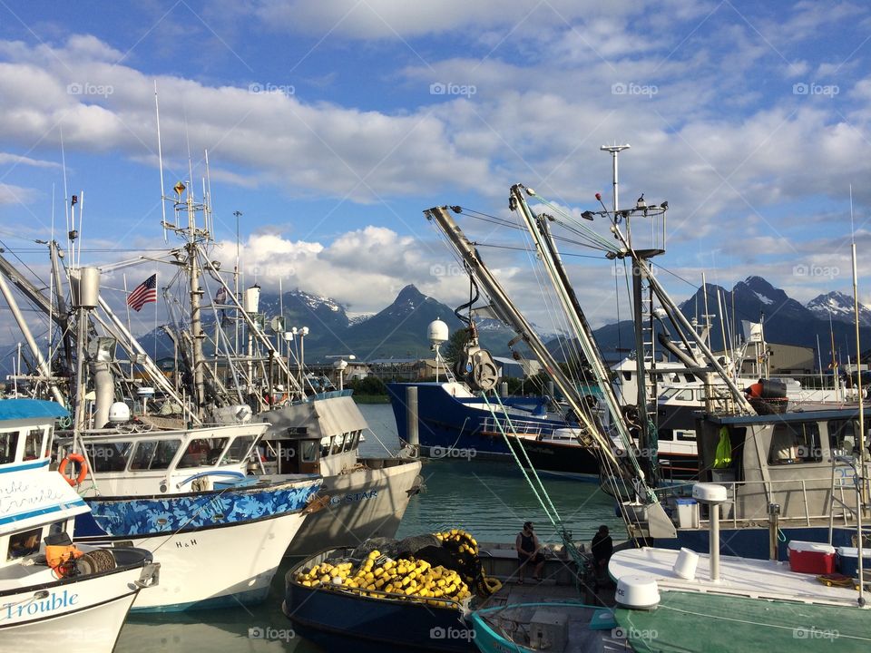 Valdez Alaska harbor