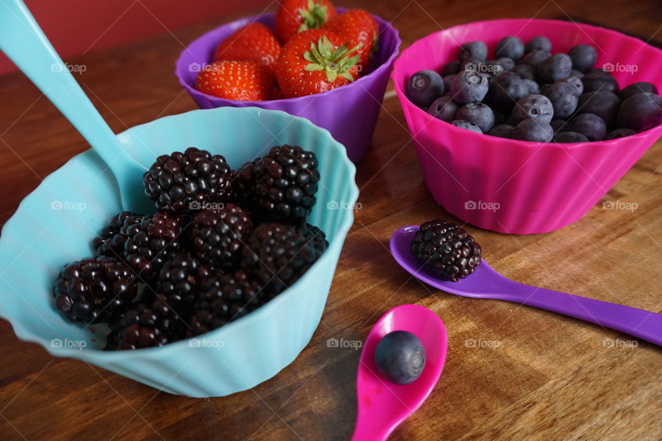 Three Fruit Bowls