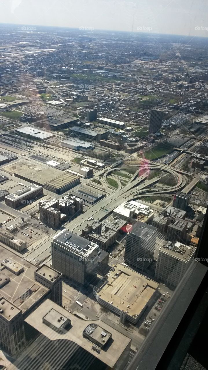 From the Sears Tower Chicago