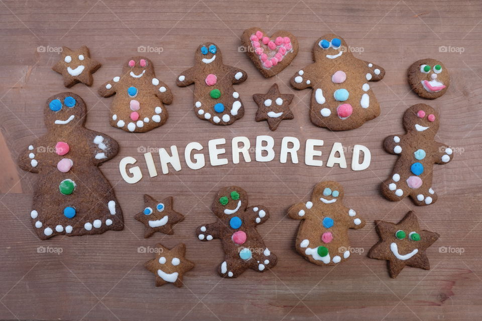 Gingerbread cookies for a Happy Christmas 