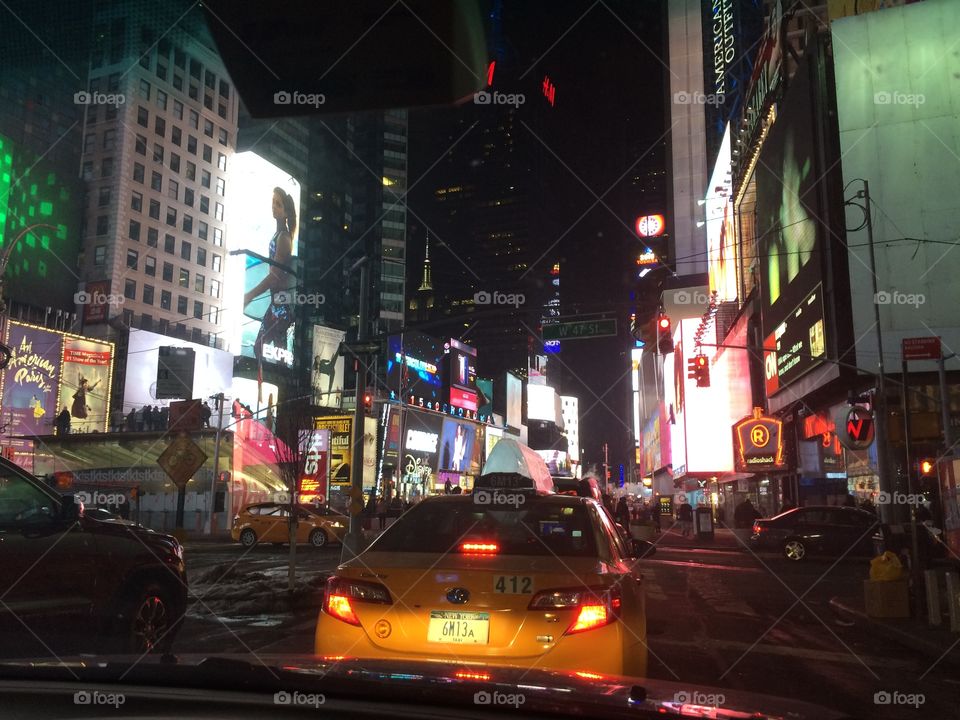 New York Times Square commute 