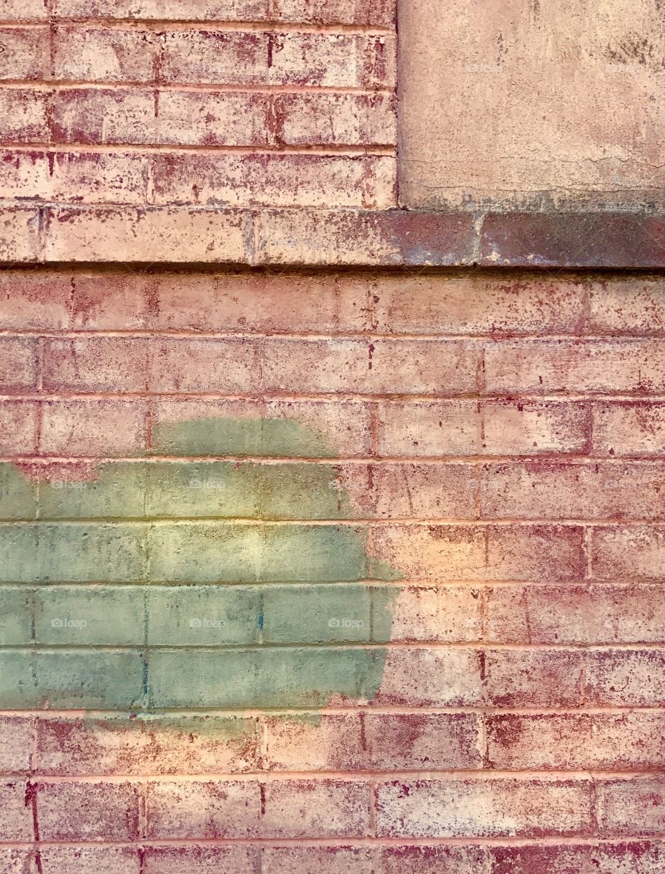 Faded Brick Wall