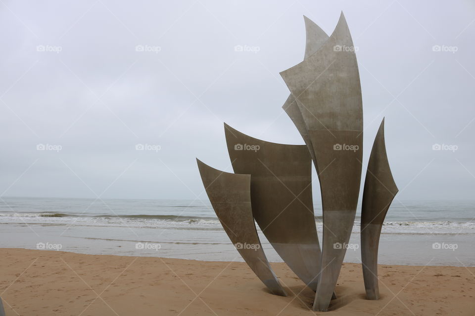 Omaha Beach Tribute in France