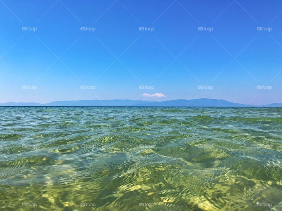 Clear sea