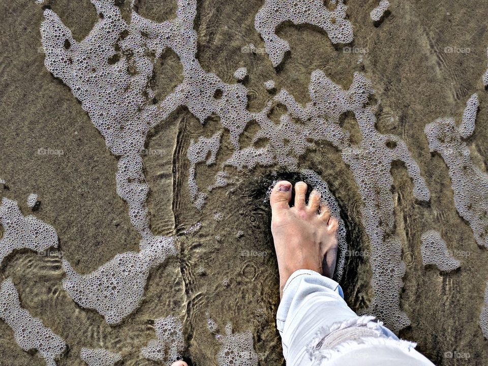 Toes in the Sand