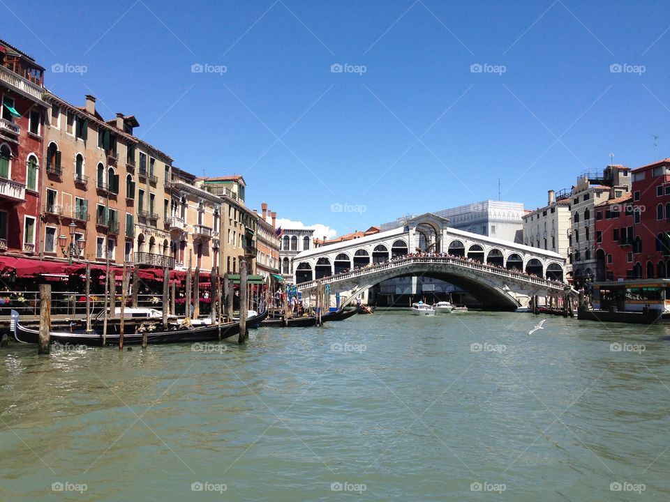 View of Rialto Bridge, Venice
