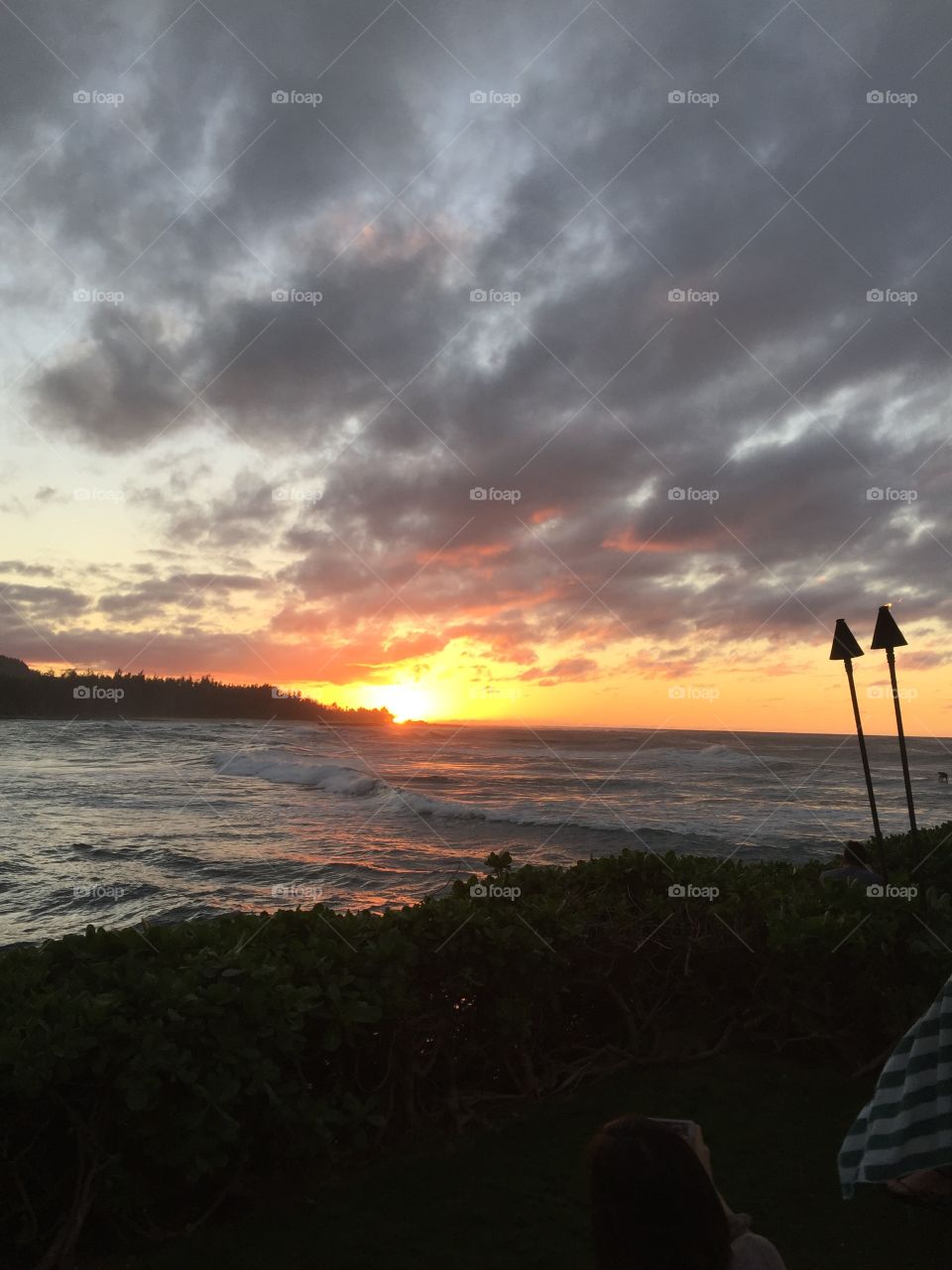 Sunset on Oahu