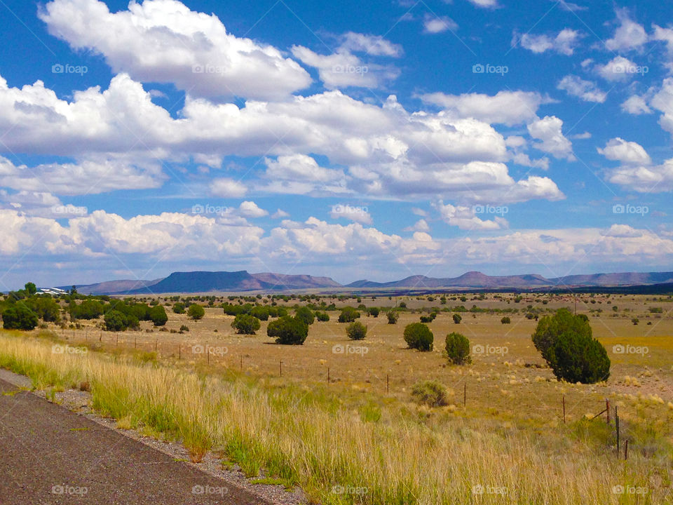 A beautiful day on the road in Utah