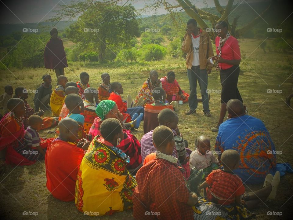 These are the kenyan people during our outreach program in kenya