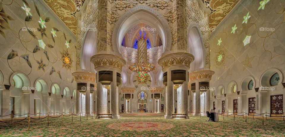 Sheikh Zayed Grand Mosque  in Abu Dhabi