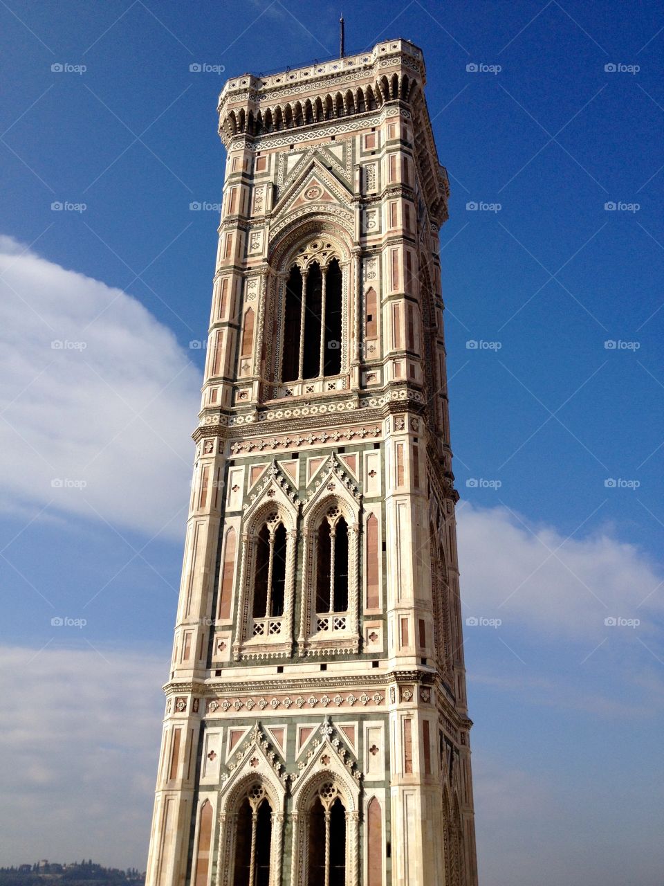 The campanile of Florence cathedral complex