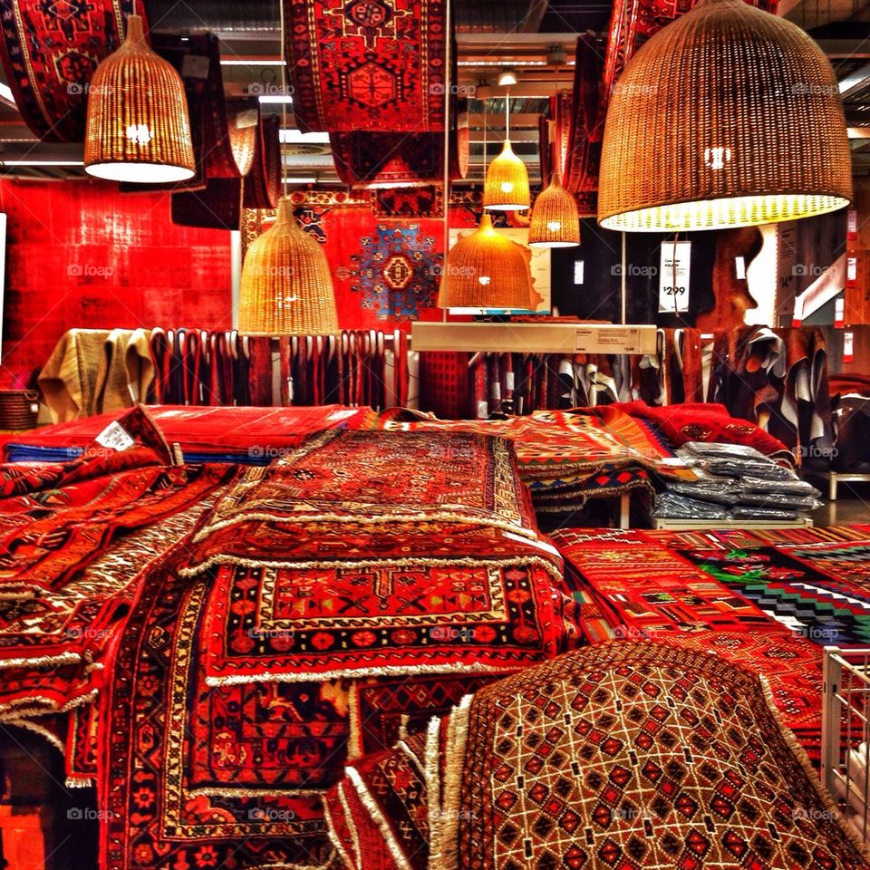 Magic carpets at IKEA