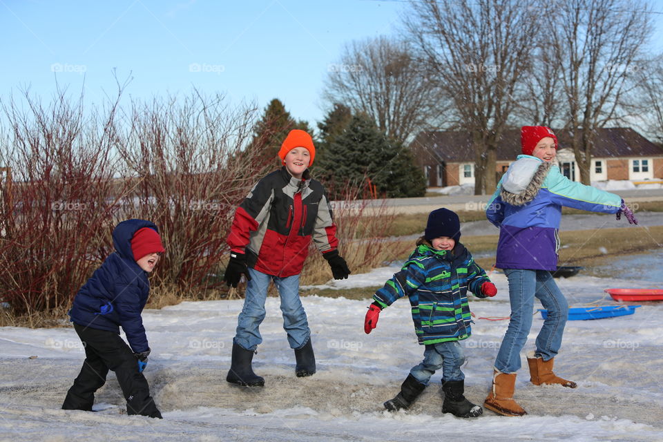 Snowball fight