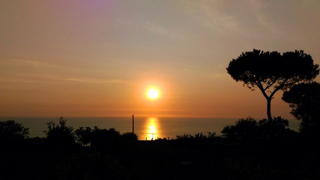 The sunset in Forio on the Italian island of Ischia