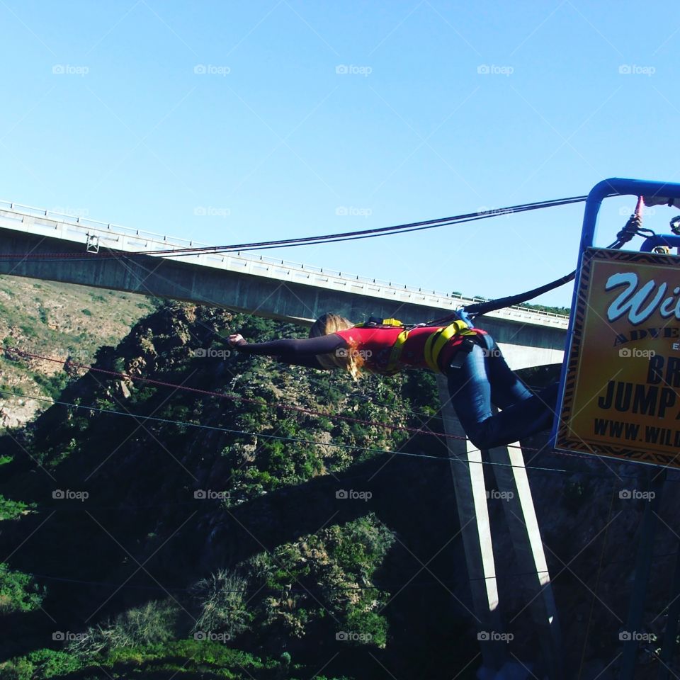Bridge swing in South Africa