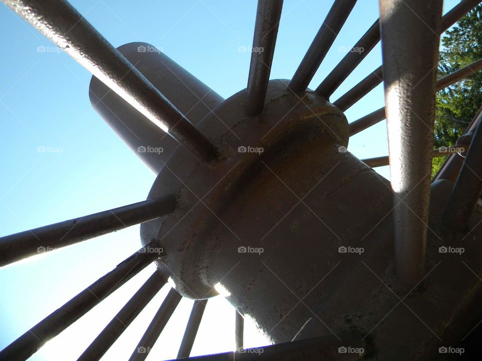 Wheel sculpture