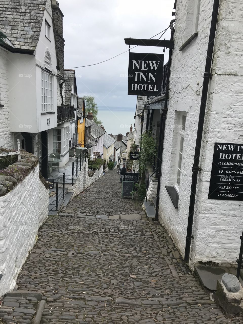 There are only a couple of hotels here in Clovelly, this one is set almost in the centre of this cobbled wonderland.