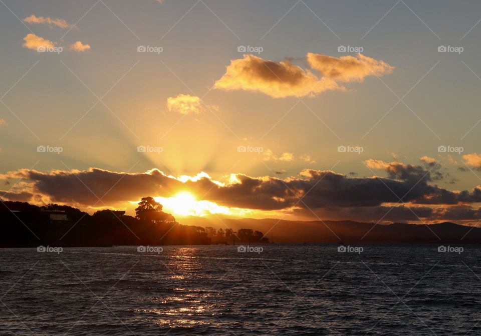 Sunset in New Zealand 