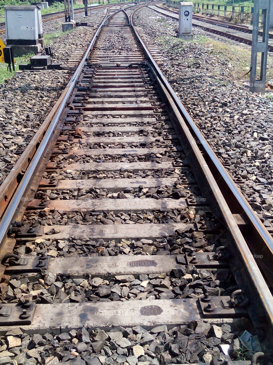 Indian railway track