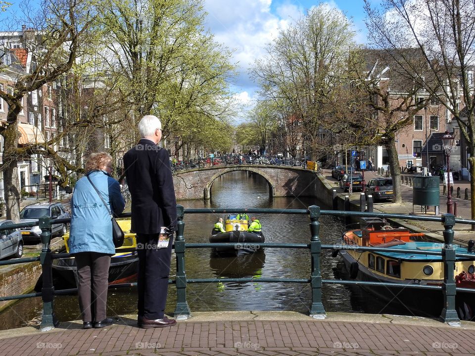 Street life Amsterdam Holland