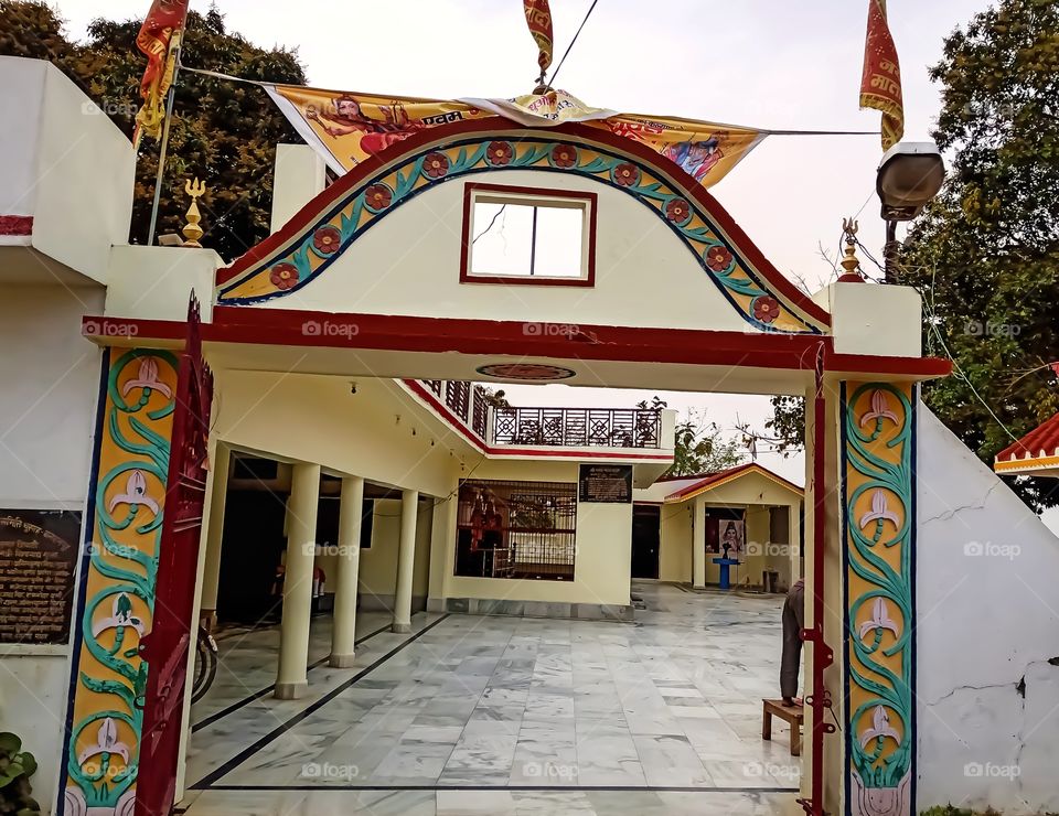 Beautiful temple gate awesome image india
