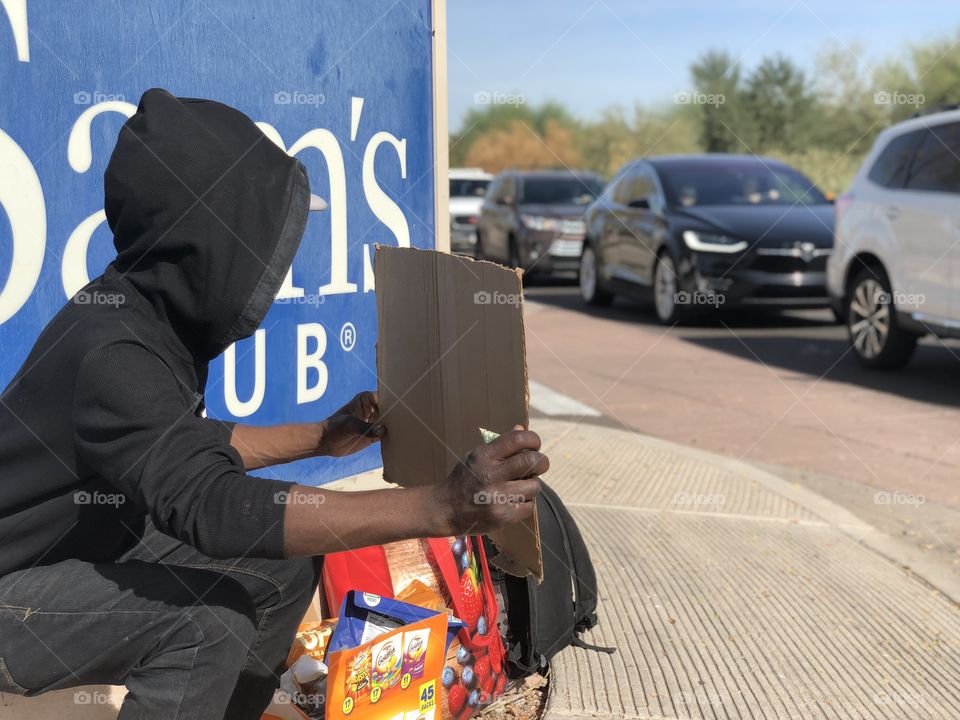 Spare some change? Where do you think the change this man is asking for goes to? I’ll tell you this. He was very polite and not homeless by choice but by circumstance: comment what you’d do if this was you. Or how would you help someone like this?