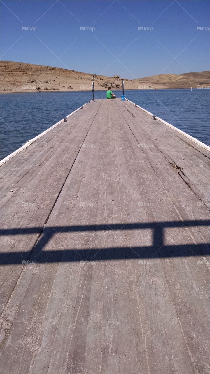 fishing the end of the dock