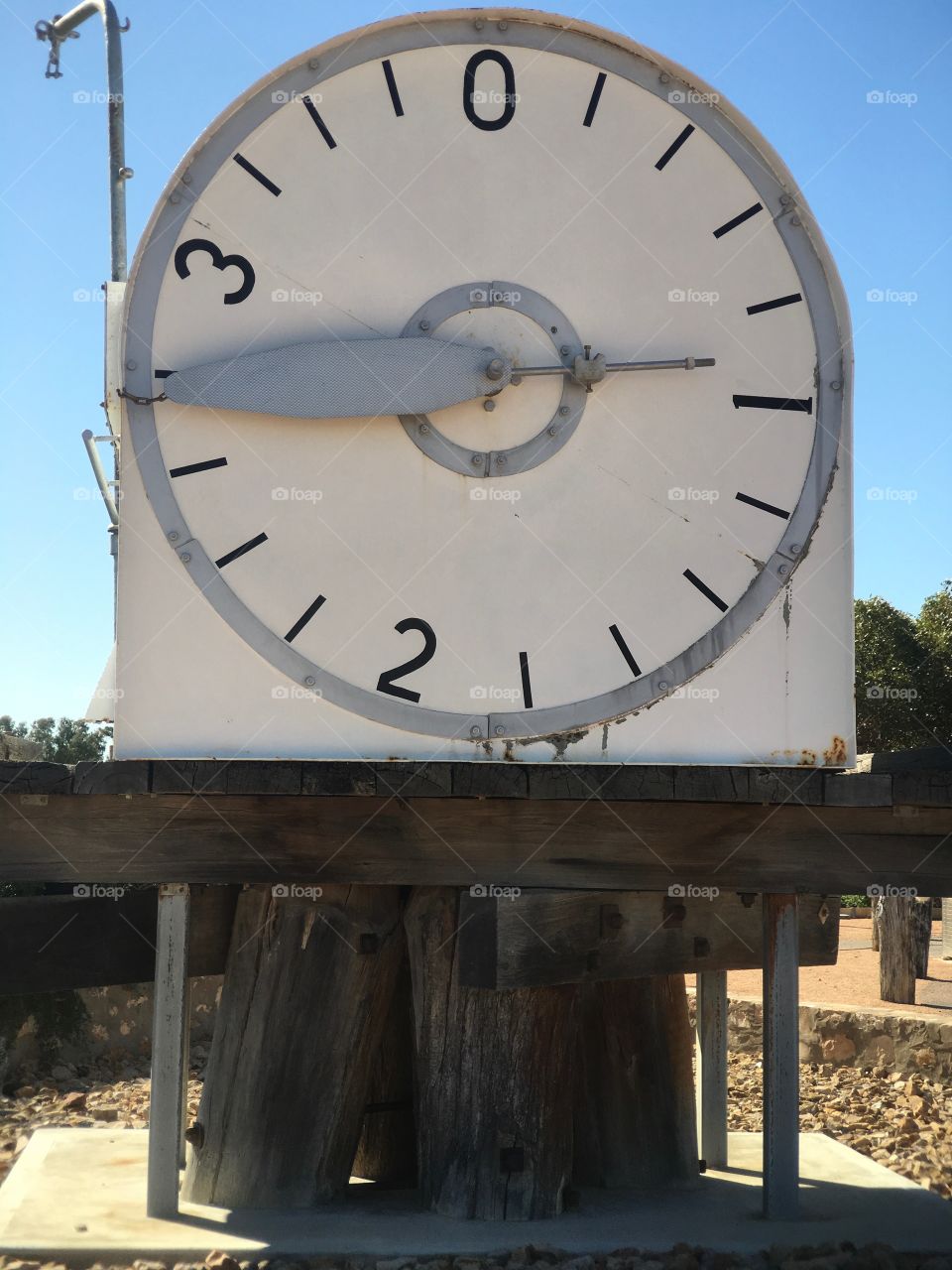 Antique marine tide dial 