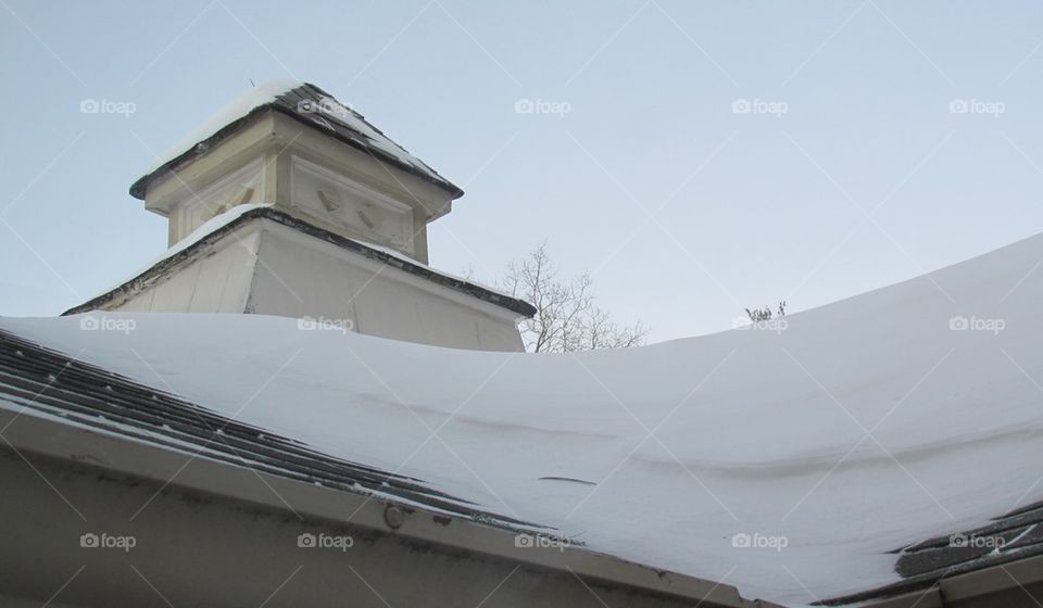 snowy roof