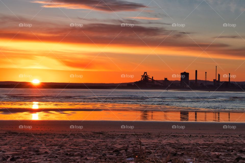 Sunrise at the beach