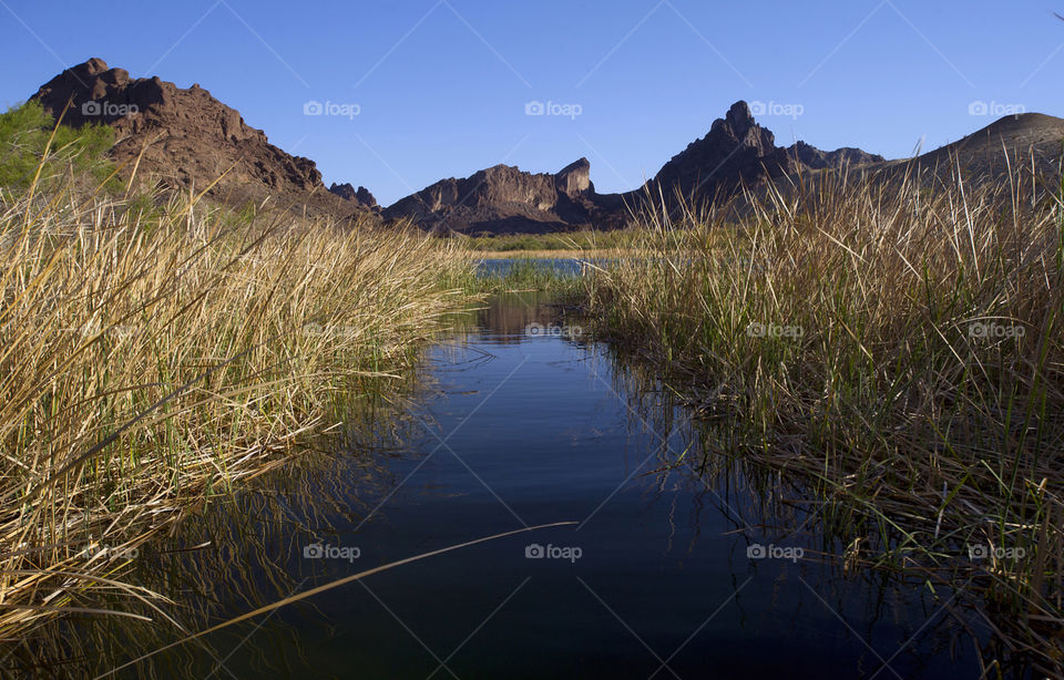 the river gorge in by arizphotog