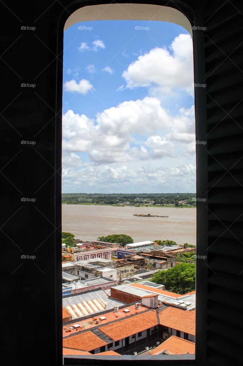 Ciudad Bolívar desde la Catedral